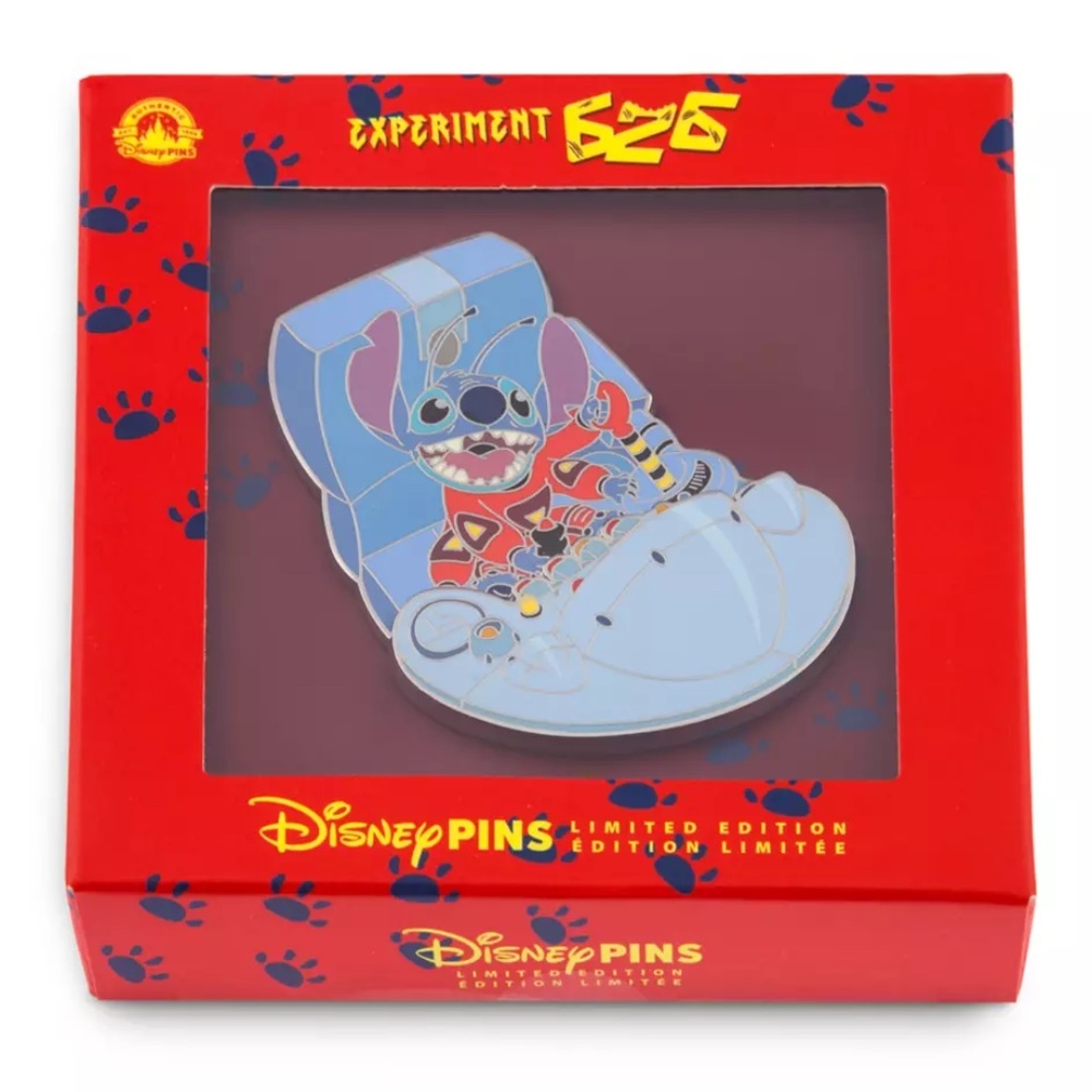 Disney Parks Pins Limited Edition of 5000 Stitch Jumbo Pin.